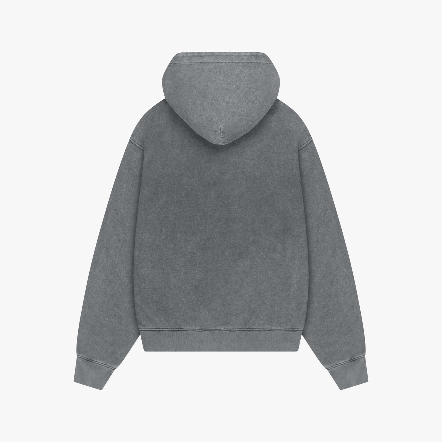 INDUSTRIAL HOODIE | ACID GREY/WHITE