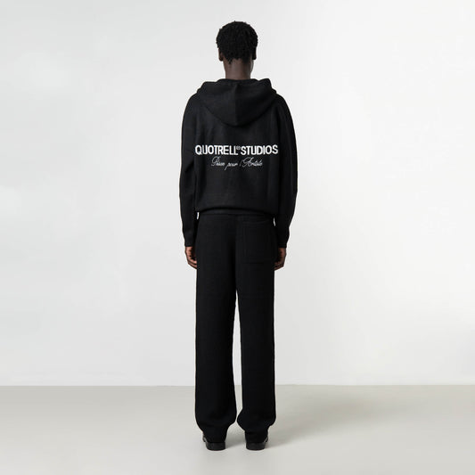 CALVIN KNITTED SET | BLACK/WHITE