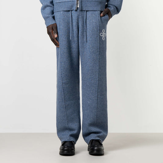 CALVIN KNITTED PANTS | DENIM BLUE