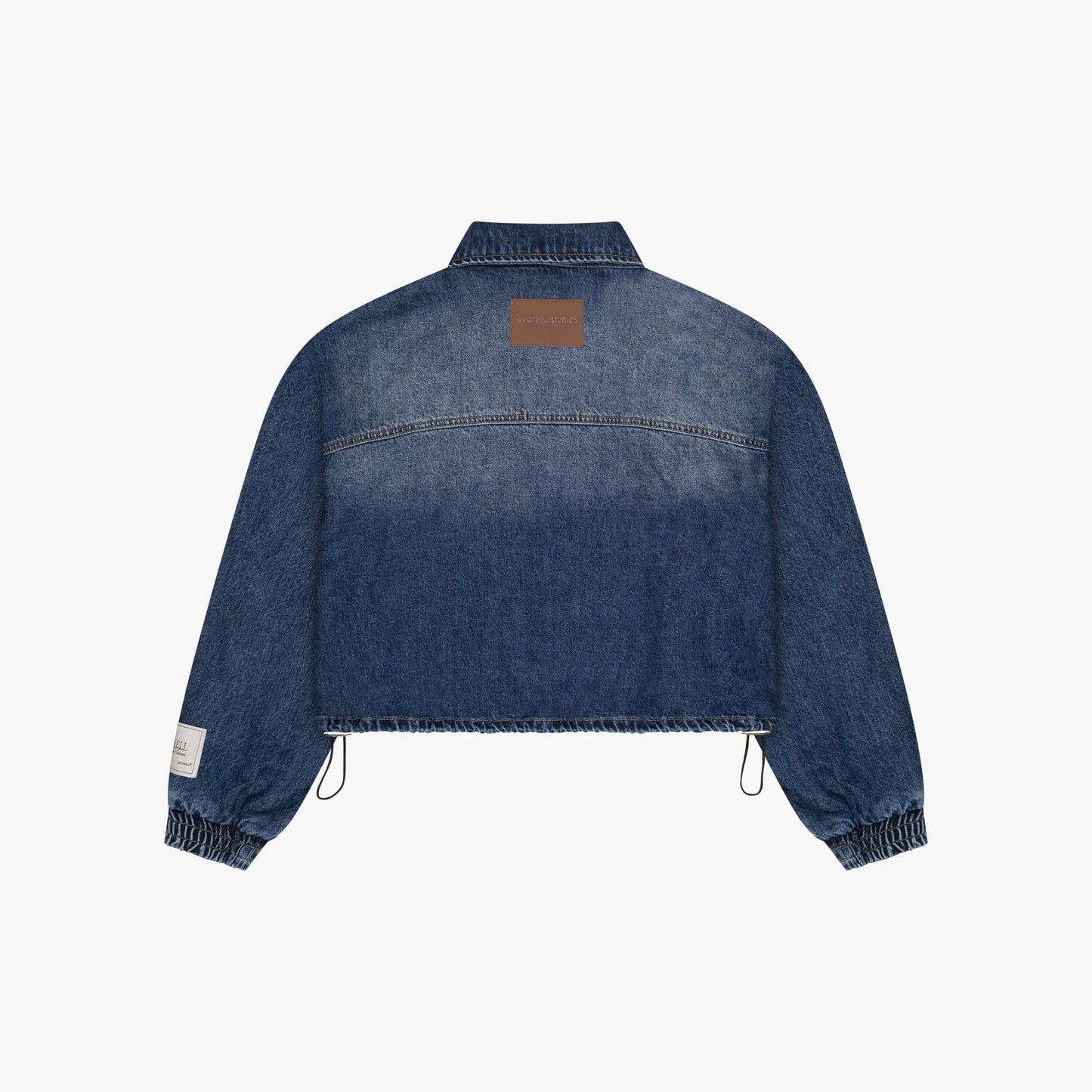 JANE CROPPED JACKET | WASHED BLUE