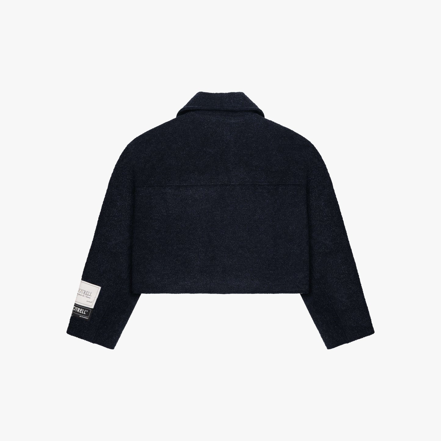 LAYLA CROPPED JACKET | NAVY