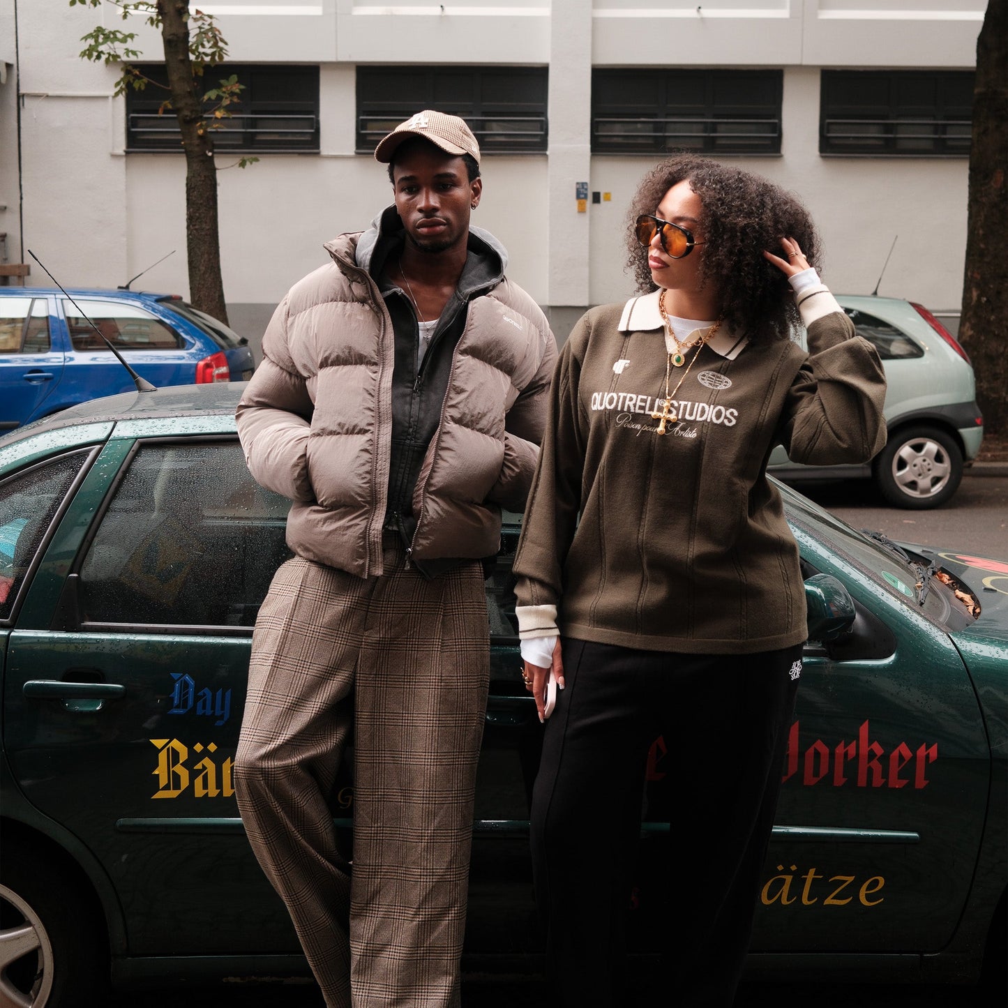 LOGAN KNITTED JERSEY | GREEN/WHITE