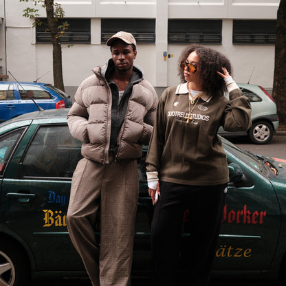 LOGAN KNITTED JERSEY | GREEN/WHITE