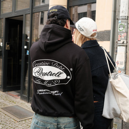 LA MERE HOODIE | BLACK/WHITE