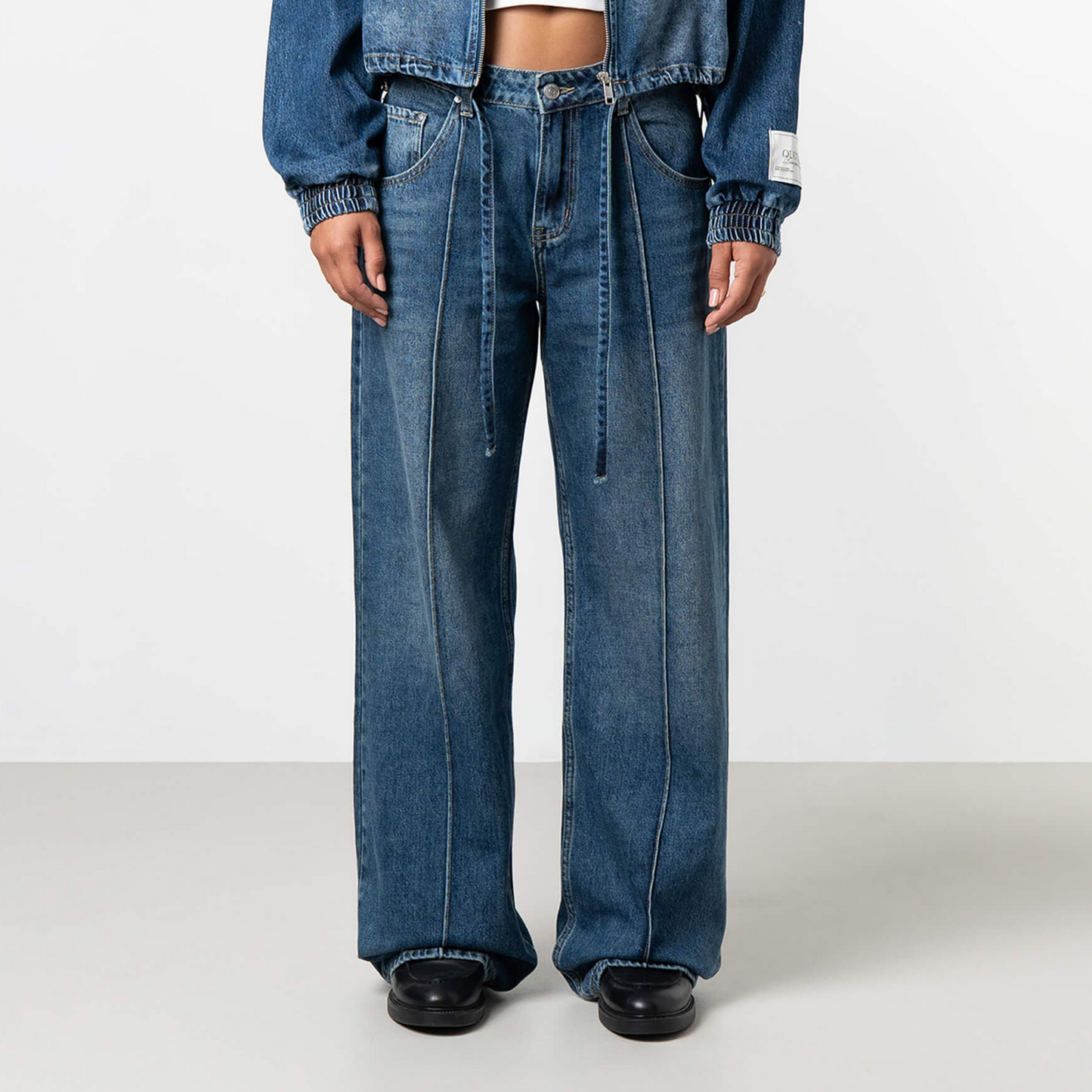 JANE STRAIGHT LEG JEANS | MID BLUE