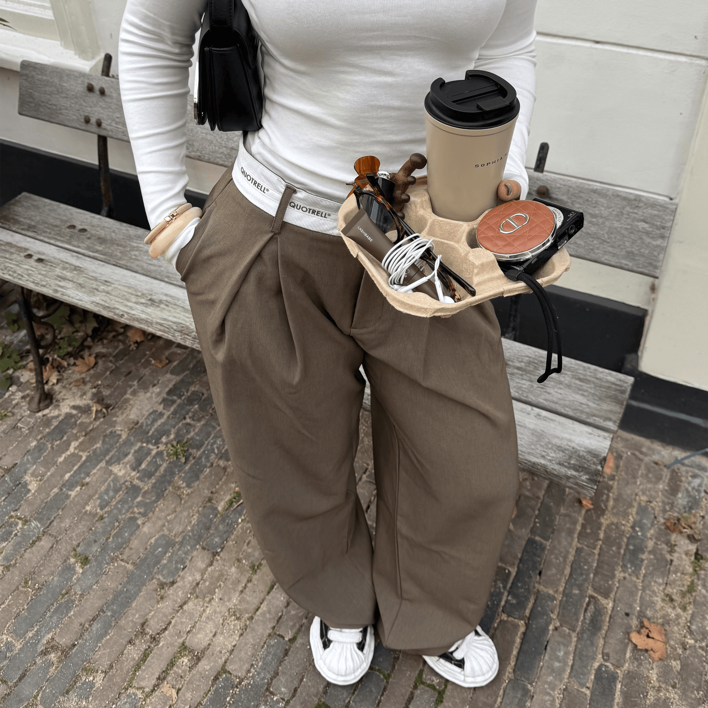 AVA PANTS | TAUPE