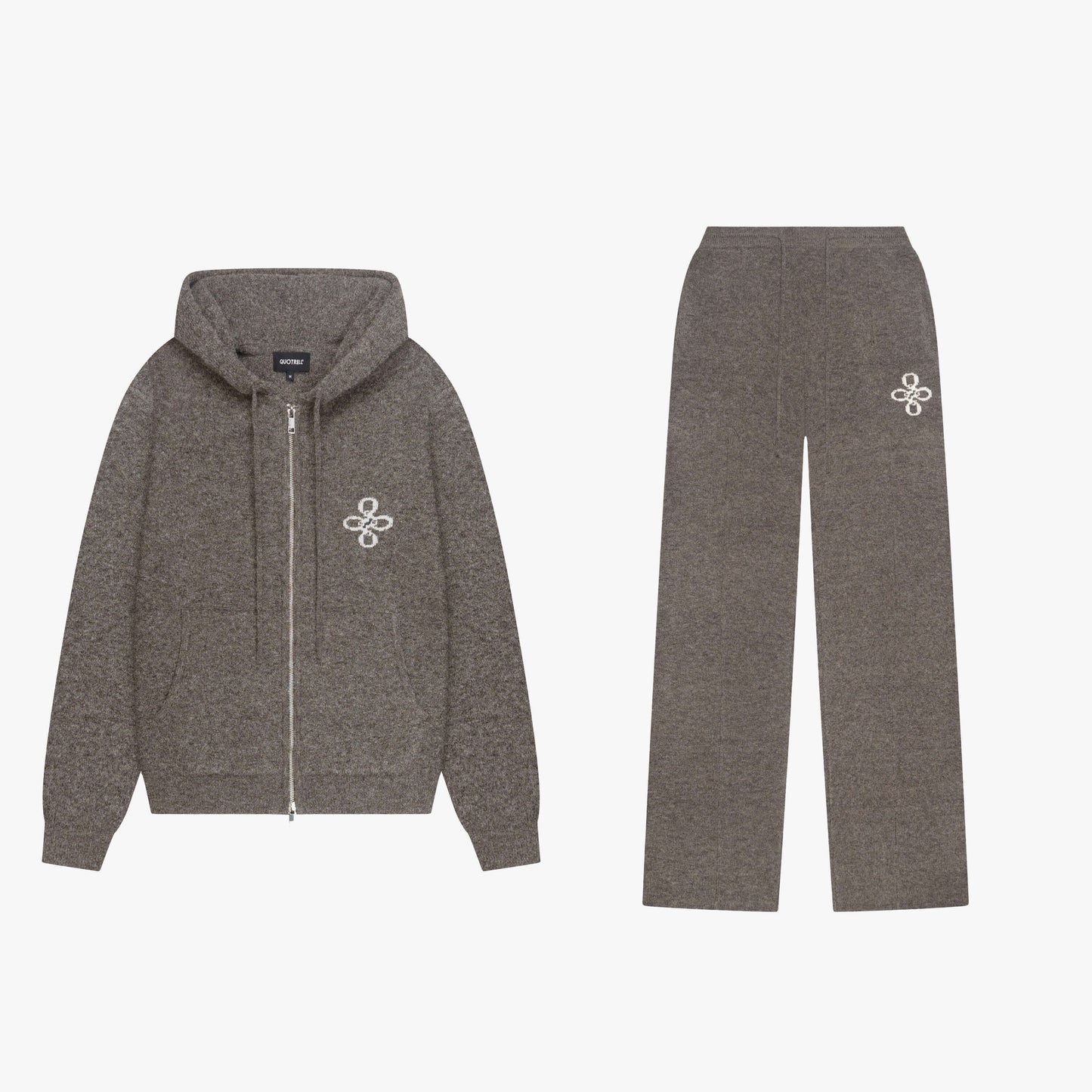 CALVIN KNITTED SET | TAUPE