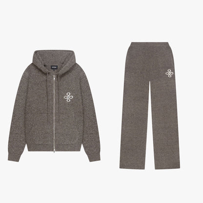 CALVIN KNITTED SET | TAUPE