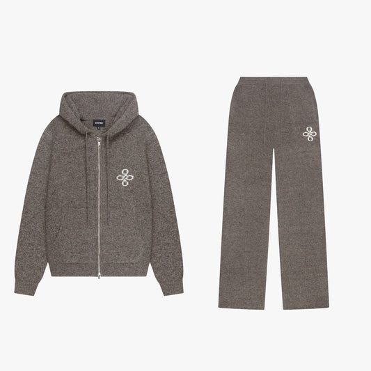 CALVIN KNITTED SET | TAUPE