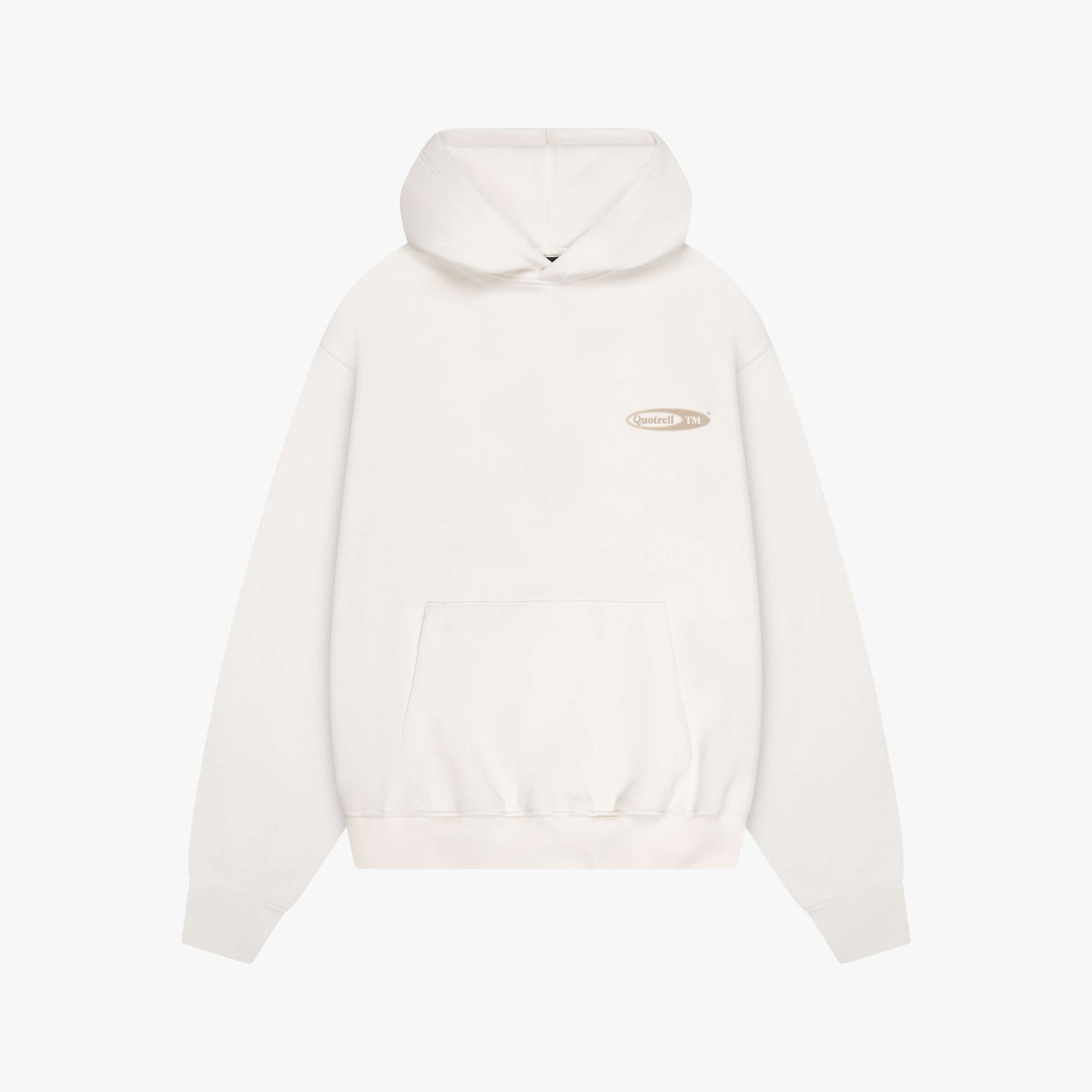 EMBLEM HOODIE | ECRU/TAUPE