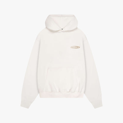 EMBLEM HOODIE | ECRU/TAUPE