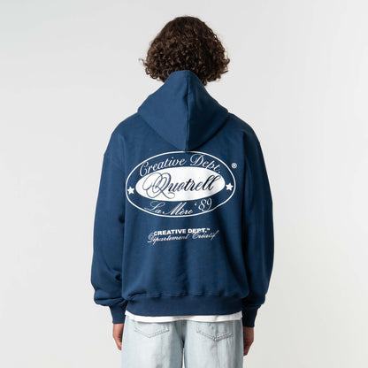 LA MERE HOODIE | NAVY/WHITE