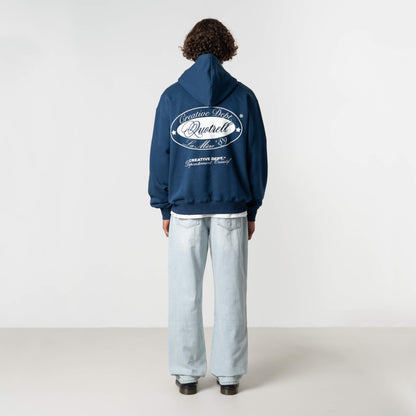 LA MERE HOODIE | NAVY/WHITE