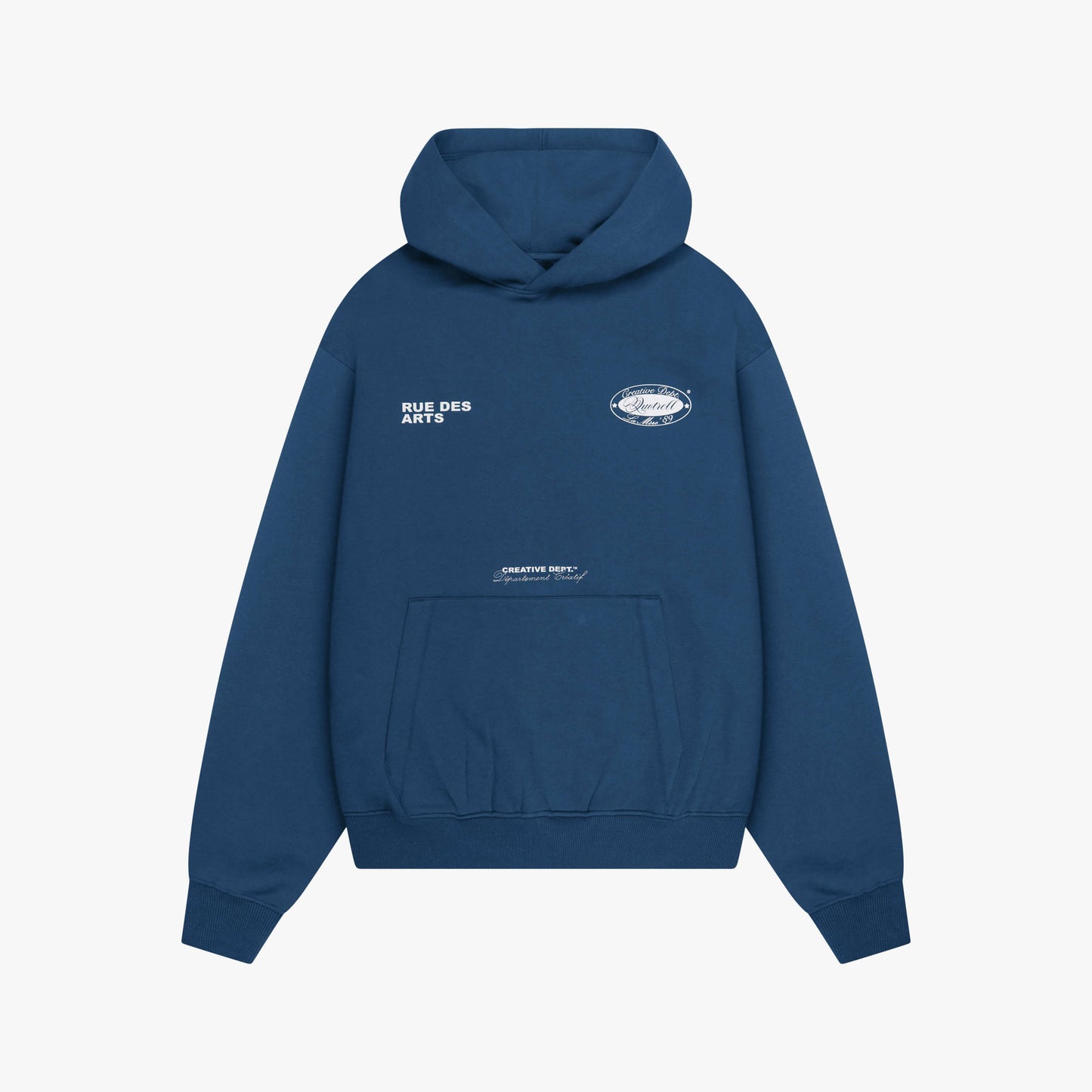 LA MERE HOODIE | NAVY/WHITE