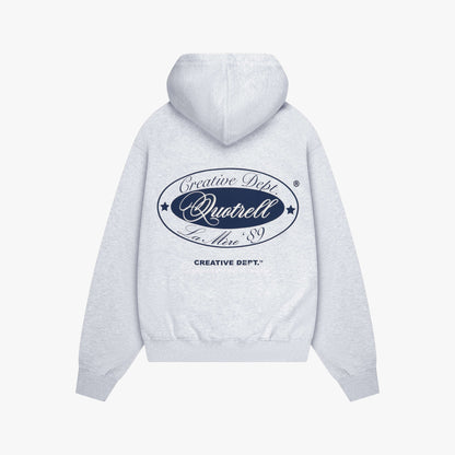 LA MERE HOODIE | GREY MELEE/BLUE