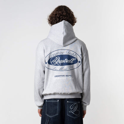 LA MERE HOODIE | GREY MELEE/BLUE
