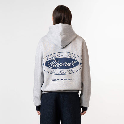 LA MERE HOODIE | GREY MELEE/BLUE