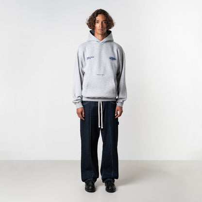 LA MERE HOODIE | GREY MELEE/BLUE