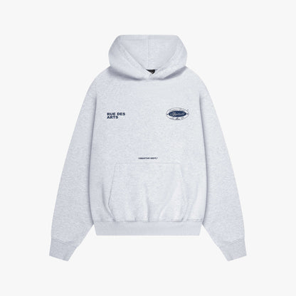 LA MERE HOODIE | GREY MELEE/BLUE