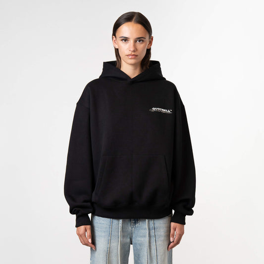 ATHLETICS HOODIE | BLACK/WHITE