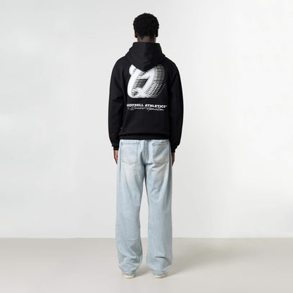 ATHLETICS HOODIE | BLACK/WHITE