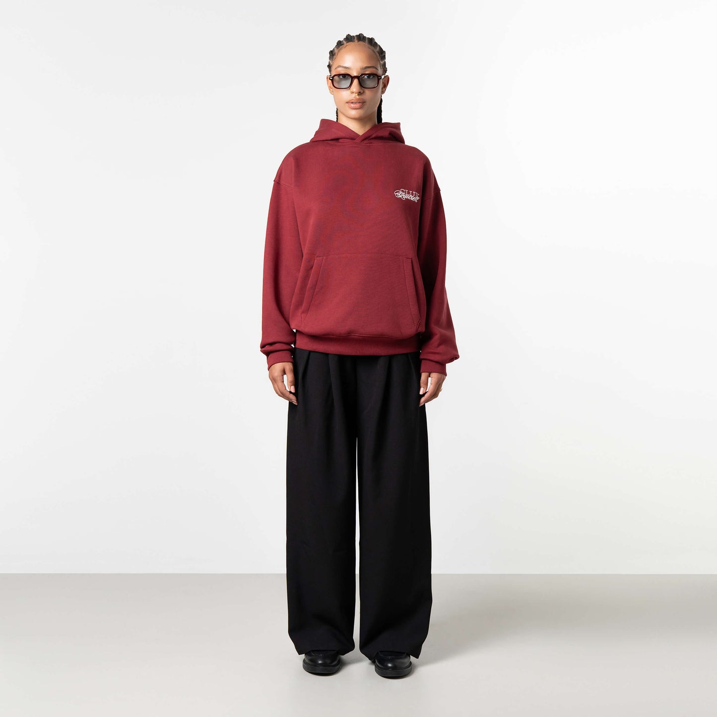 FUTURA HOODIE | BORDEAUX/WHITE