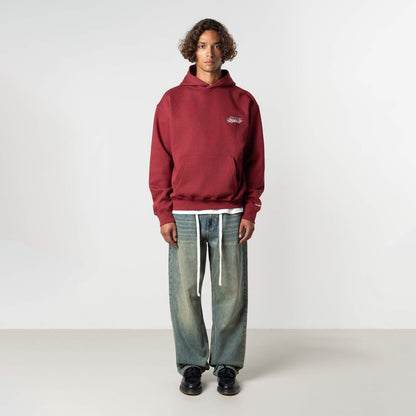 FUTURA HOODIE | BORDEAUX/WHITE