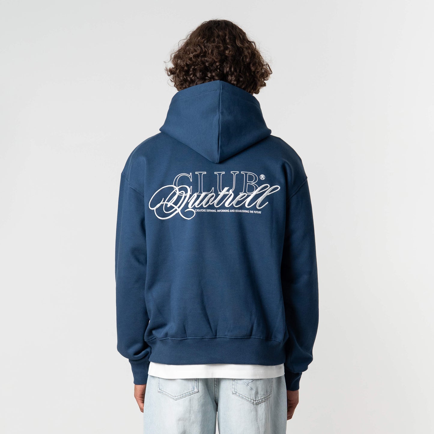 FUTURA HOODIE | NAVY/WHITE
