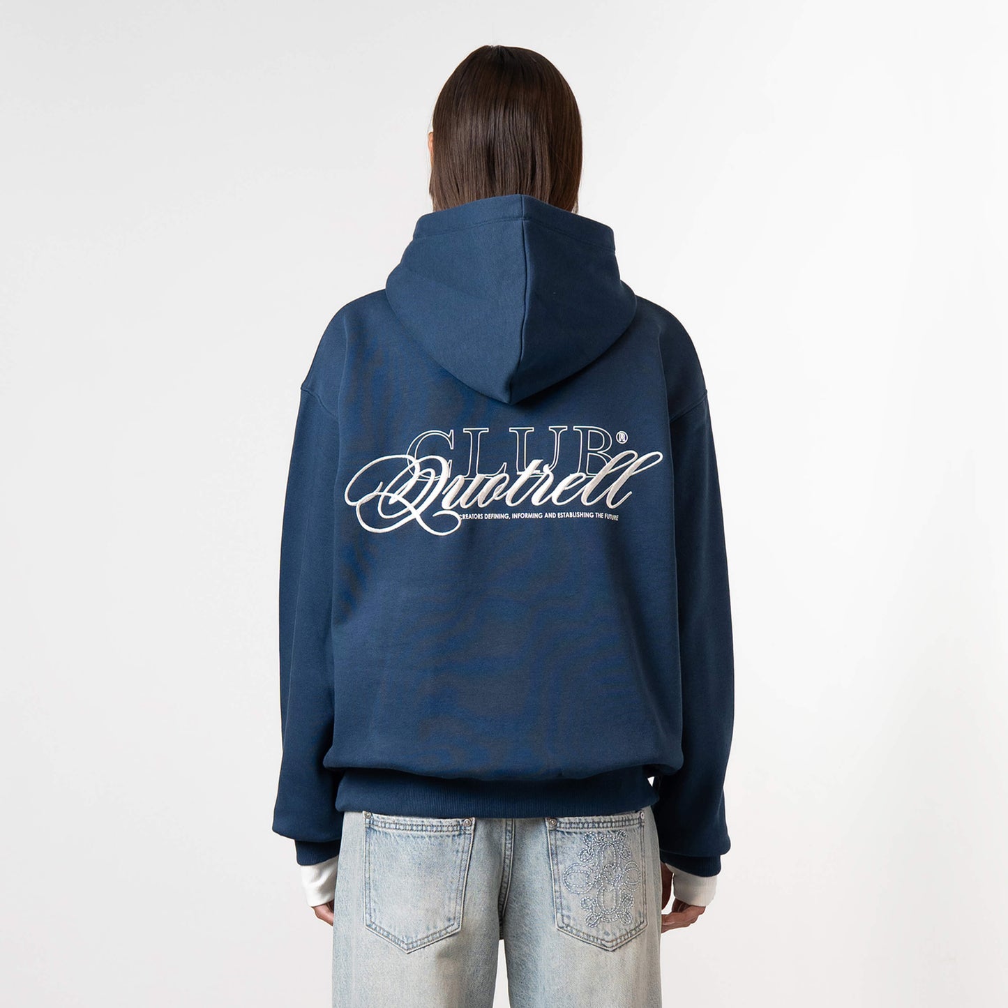 FUTURA HOODIE | NAVY/WHITE
