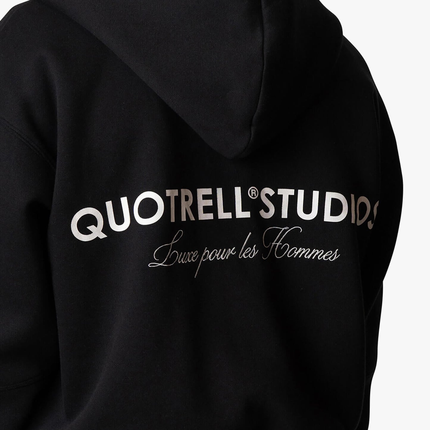 STUDIOS ZIP HOODIE | BLACK/WHITE