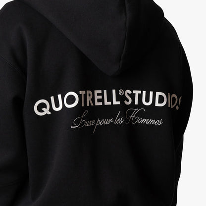 STUDIOS ZIP HOODIE | BLACK/WHITE