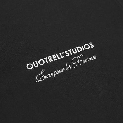 STUDIOS ZIP HOODIE | BLACK/WHITE