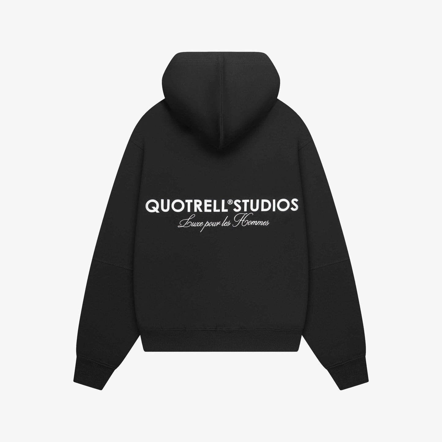 STUDIOS ZIP HOODIE | BLACK/WHITE