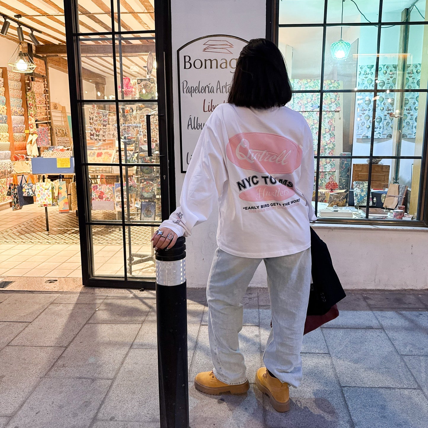 LOUIS LONGSLEEVE | WHITE/PINK