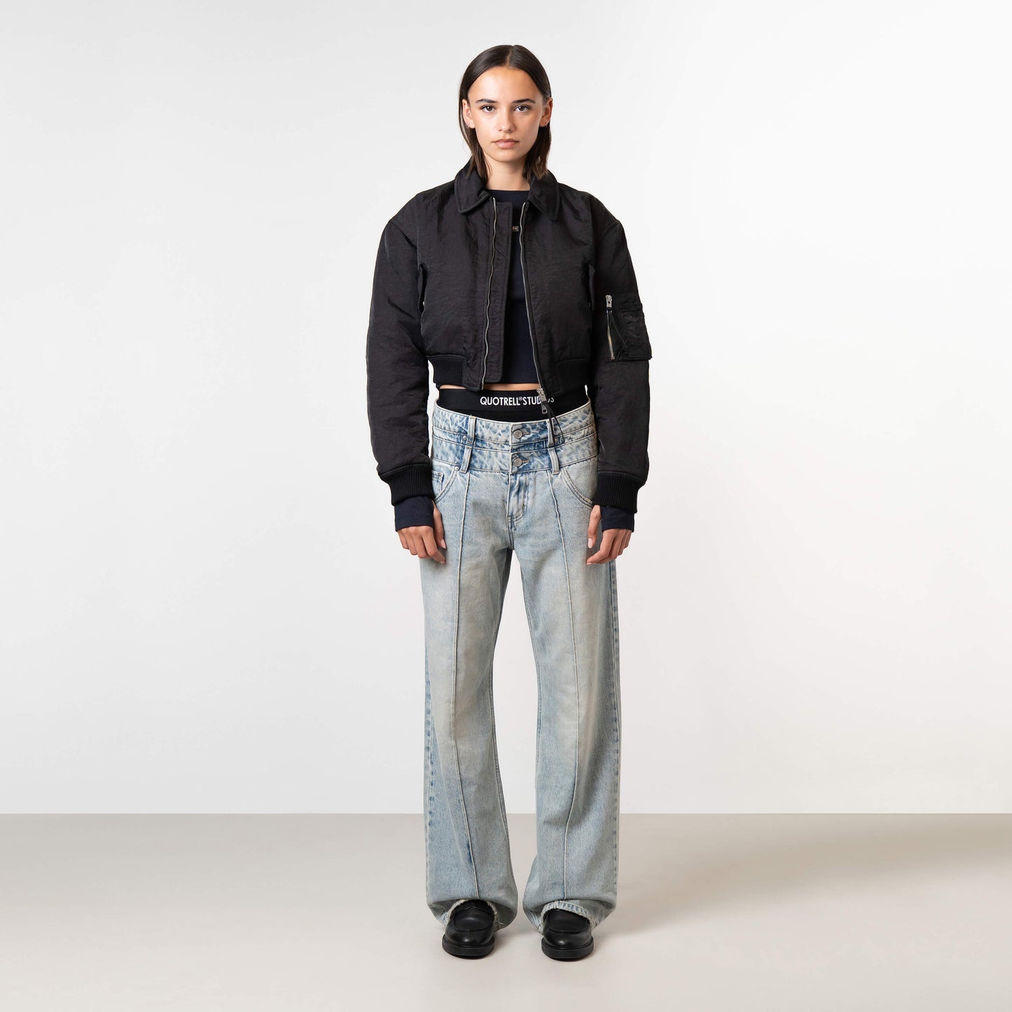 FREYA BOMBER | BLACK