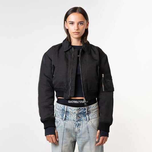 FREYA BOMBER | BLACK