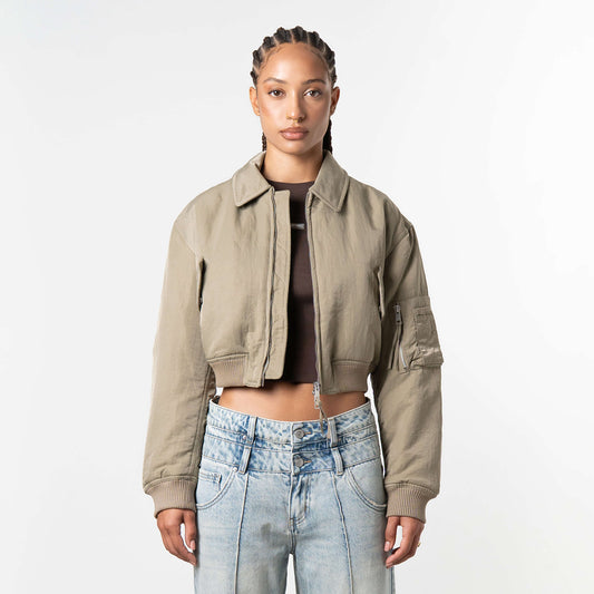 FREYA BOMBER | KHAKI
