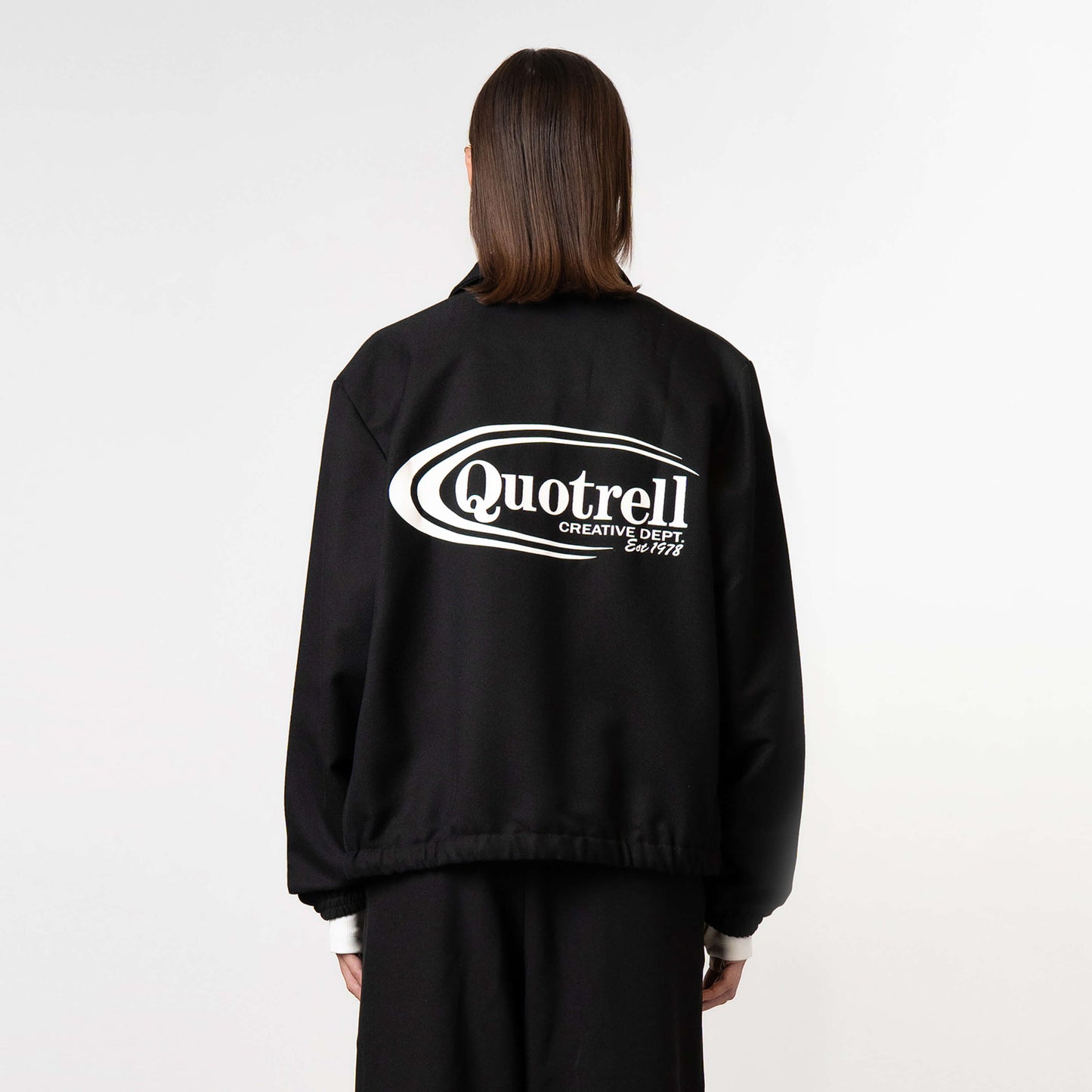 JOSH COACH JACKET | BLACK/WHITE