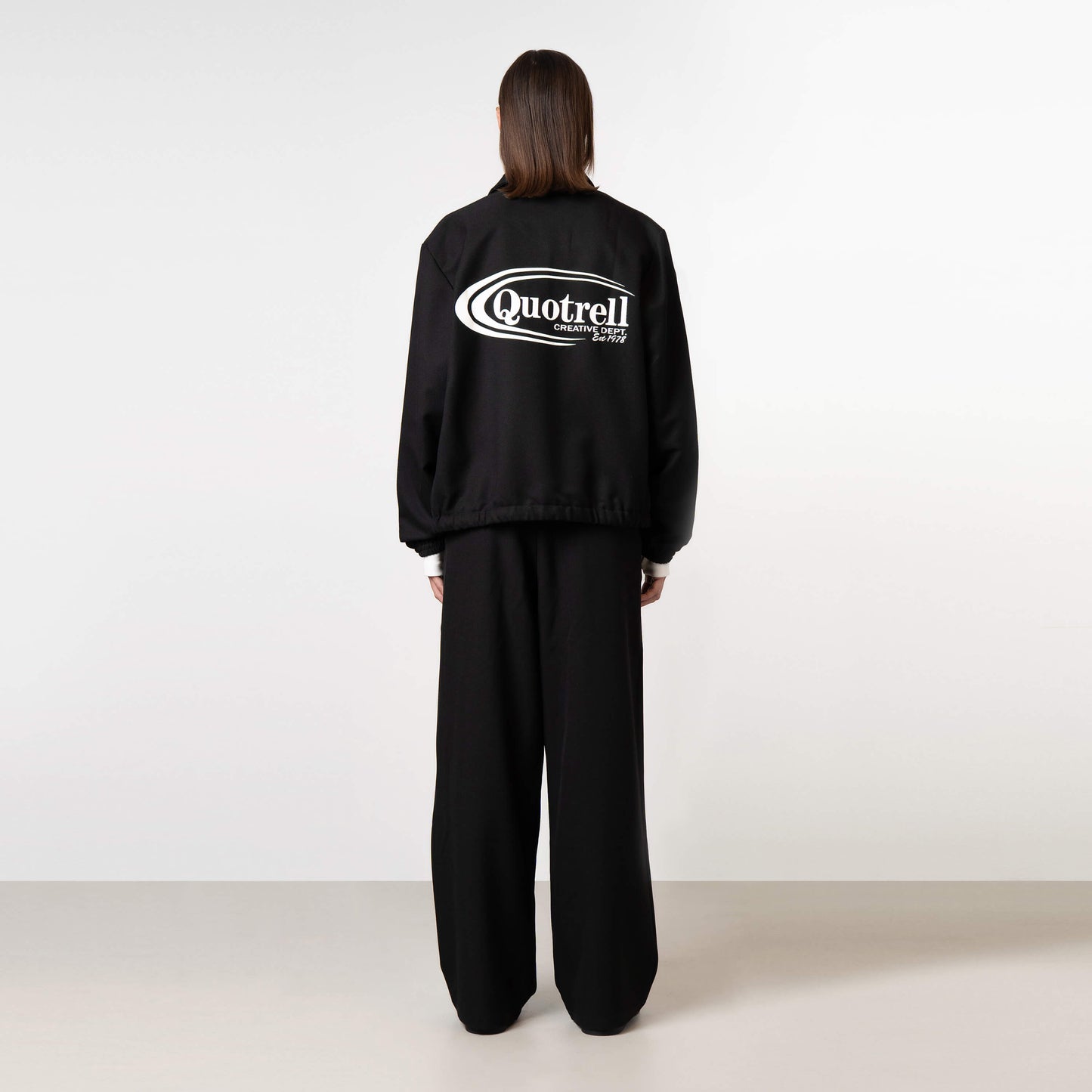 JOSH COACH JACKET | BLACK/WHITE