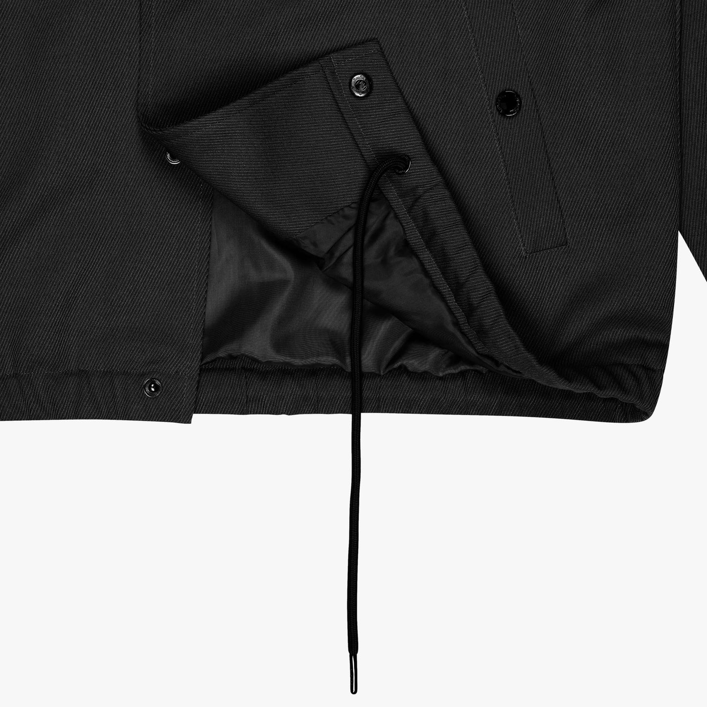 JOSH COACH JACKET | BLACK/WHITE