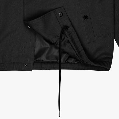 JOSH COACH JACKET | BLACK/WHITE