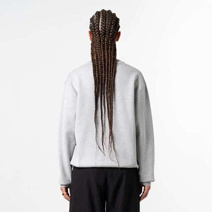 MONDRIAN KNITTED SWEATER | GREY MELEE/NAVY