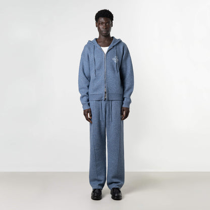 CALVIN KNITTED SET | DENIM BLUE