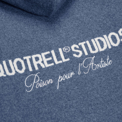 CALVIN KNITTED SET | DENIM BLUE