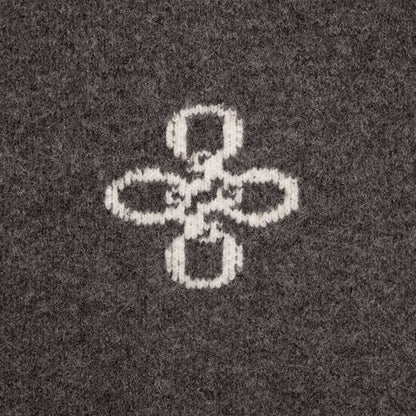 CALVIN KNITTED ZIP HOODIE | BROWN MELEE