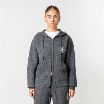 CALVIN KNITTED SET | GREY MELEE