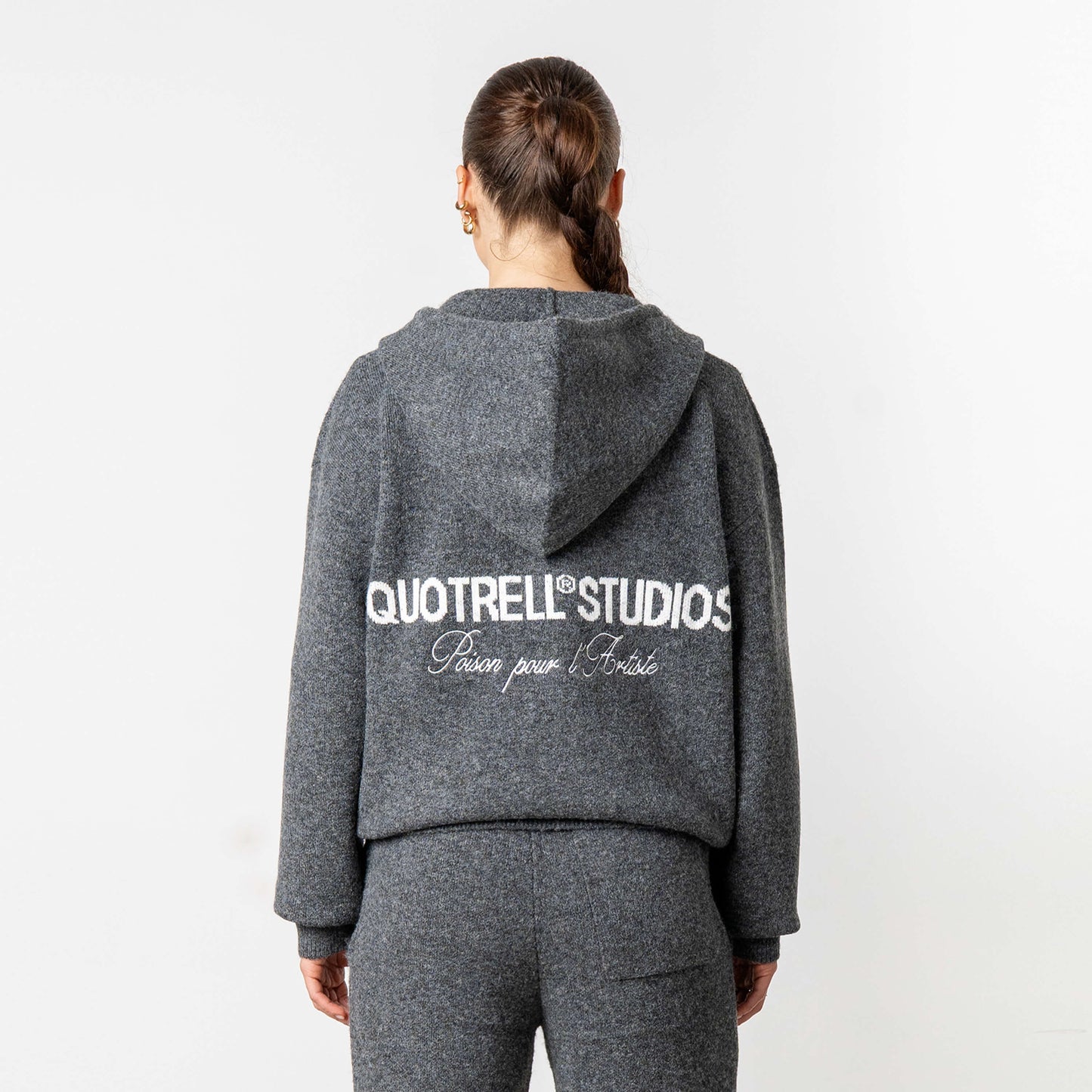 CALVIN KNITTED SET | GREY MELEE