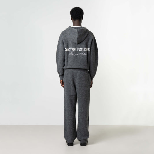 CALVIN KNITTED SET | GREY MELEE