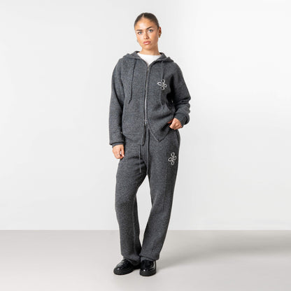 CALVIN KNITTED SET | GREY MELEE