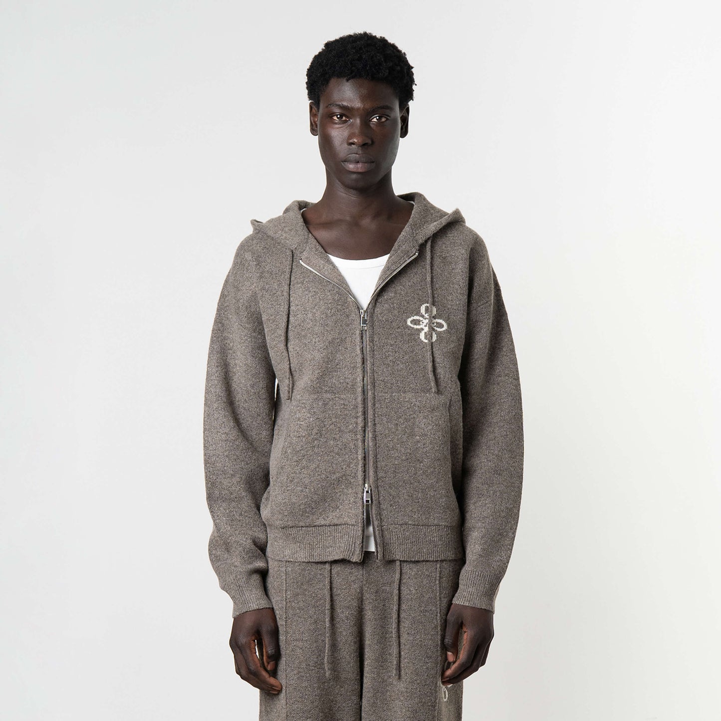 CALVIN KNITTED SET | TAUPE